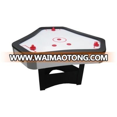 3 Person Playing Air Hockey Table,Triangle Hockey Table Game,MDF Ice air hockey table