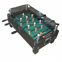 KBL-0929 baby glass top mini tea table 2 in 1 game football table