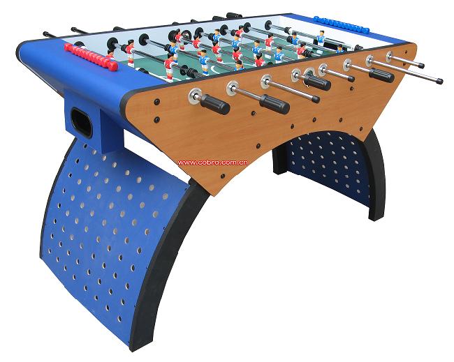 KBL-0927 multiple colour print soccer table with rainbow leg